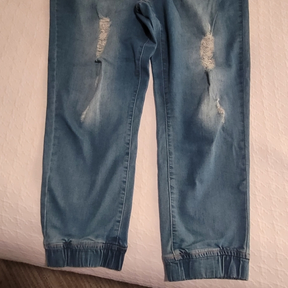 Drawstring Plus size blue jean pants Size 1X - Picture 2 of 2